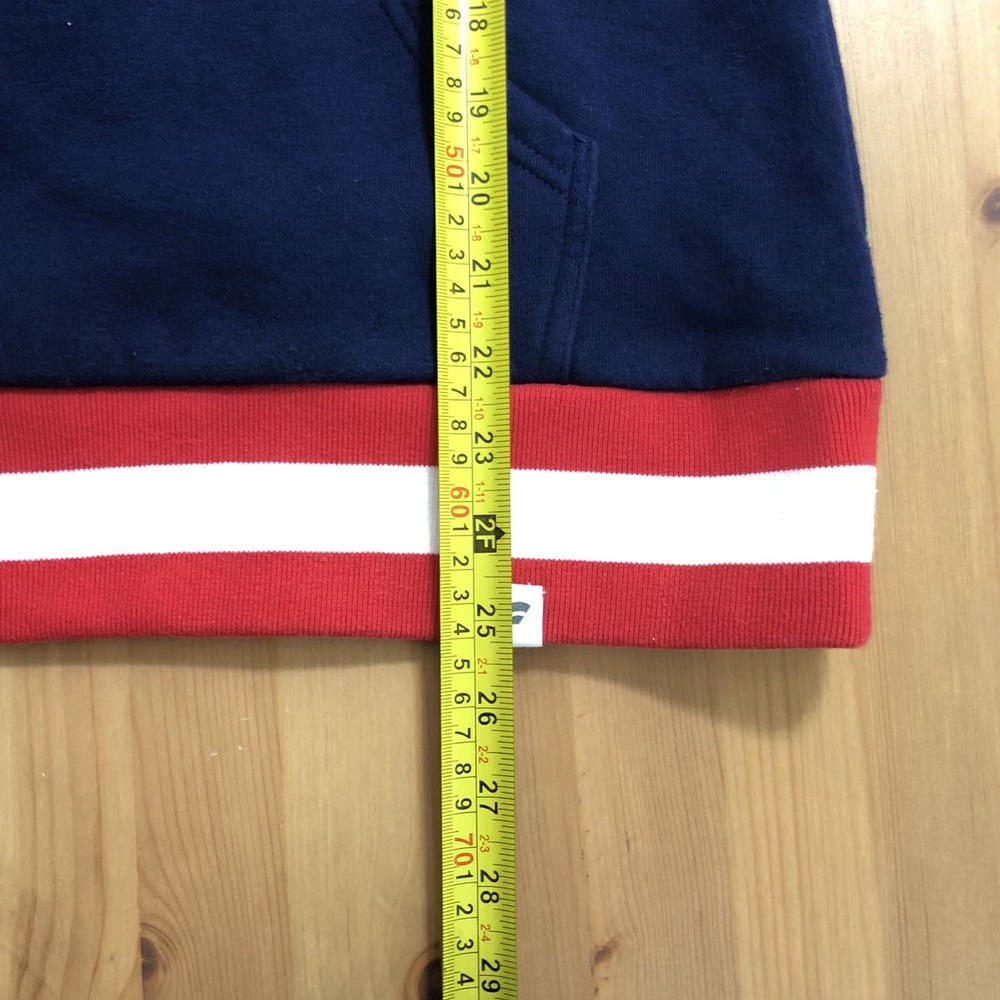 Boston Red Sox Fanatics Hoodie Sweatshirt Womens M Navy Red MLB Baseball - Picture 15 of 15